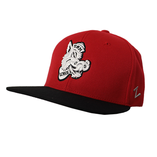 UNM Bookstore Youth Zephyr Z11 Flat Brim Cap Embroidered Vintage